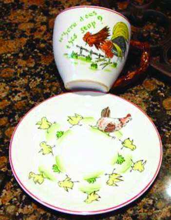 ENE16 Flat Cup & Saucer Set