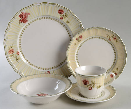 Fleur de Provence 5 Piece Place Setting by Epoch