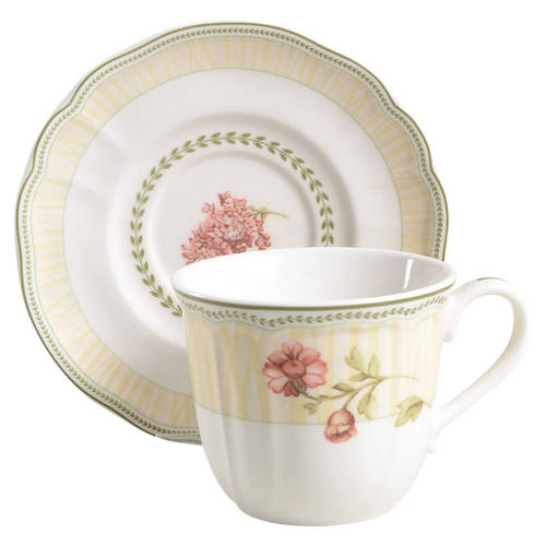 Flat Cup & Saucer Set