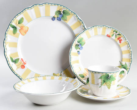 Orchard Valley 5 Piece Place Setting
