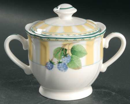Orchard Valley Sugar Bowl & Lid