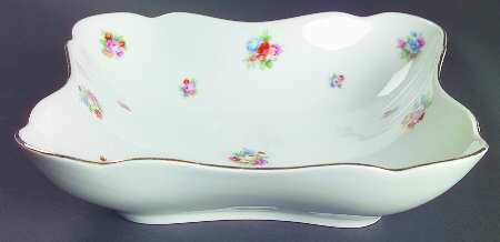 2870 (Scalloped) 8" Square Vegetable Bowl