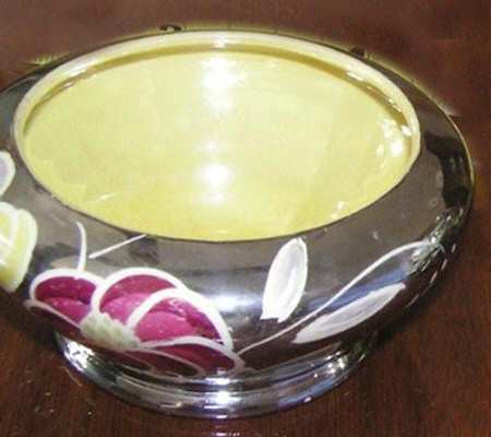 Platina Ware Open Sugar Bowl