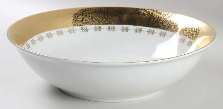 Gold Grandeur 10" Round Serving Bowl