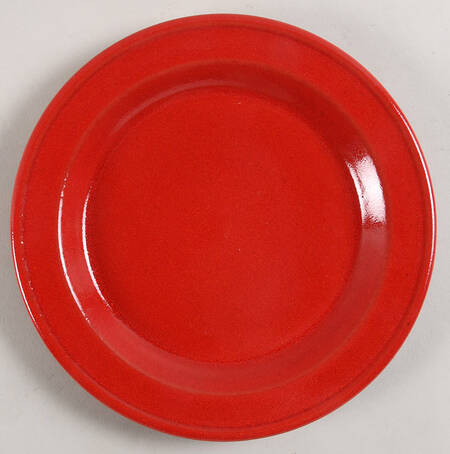 Pivoine (Red) Salad Plate