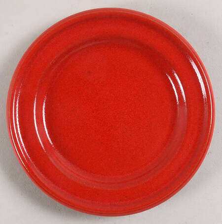 Pivoine (Red) Bread & Butter Plate