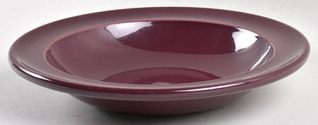 Figue (Maroon) 8" Soup/Pasta Bowl