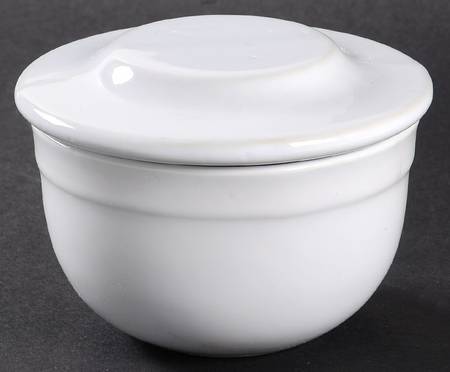 Blanc (White) Covered Butter Pot