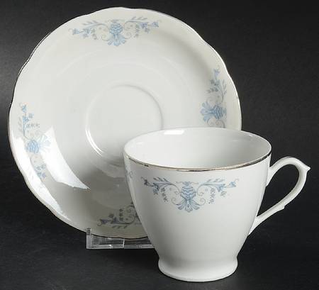 Regency Flat Cup & Saucer Set