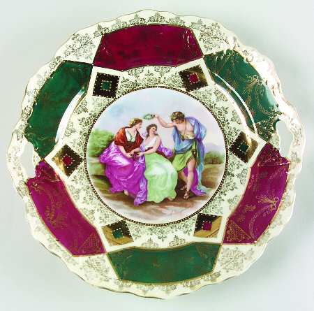 ERS13 Handled Cake Plate