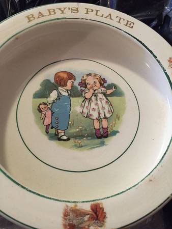 EAL13 7" Round Baby Plate