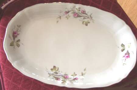 Moosrose 14" Oval Serving Platter
