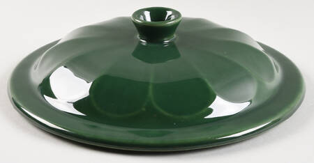 Olive Green Lid for 4 Quart Round Casserole