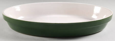 Olive Green 16" Oval Baker
