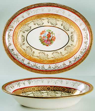 EWD13 9" Oval Vegetable Bowl