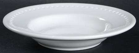 Kick It Up a Notch White Rim Soup Bowl
