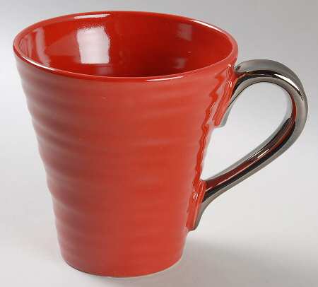 Red Swirl Mug
