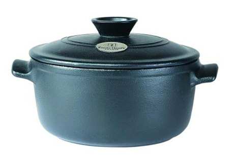 Flame Black 5.5 Qt Stew Pot No Lid