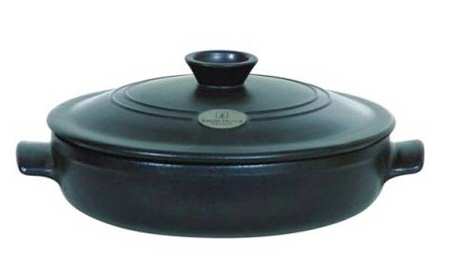 Flame Black 3.5 Quart Brazier with Lid