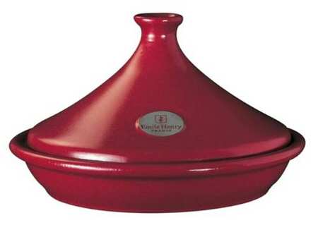 Flame Red (Rouge) 3.75 Quart Tagine & Lid