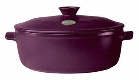 Flame Figue (Maroon) 5.5 Qt Stew Pot No Lid