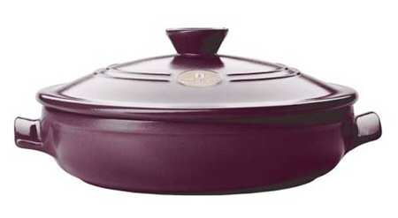 Flame Figue (Maroon) 3.5 Quart Brazier with Lid