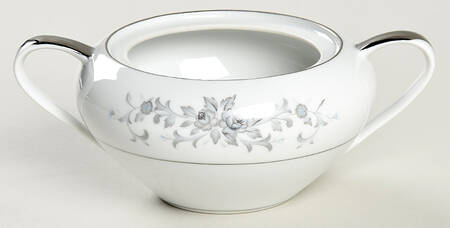 Blue Rose Sugar Bowl No Lid