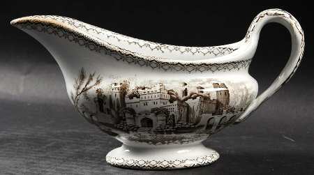 Alhambra Brown Gravy Boat