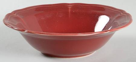 Cottage Burgundy Soup/Cereal Bowl