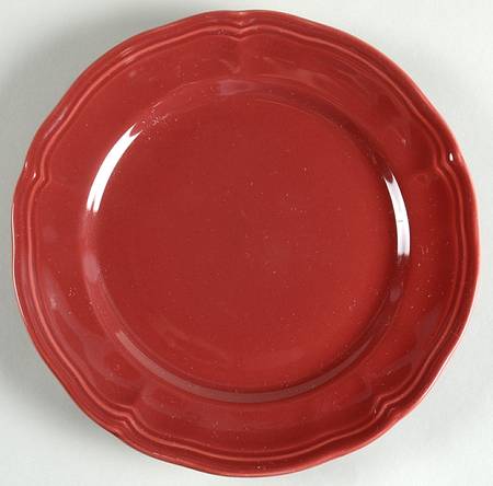 Cottage Burgundy Salad Plate