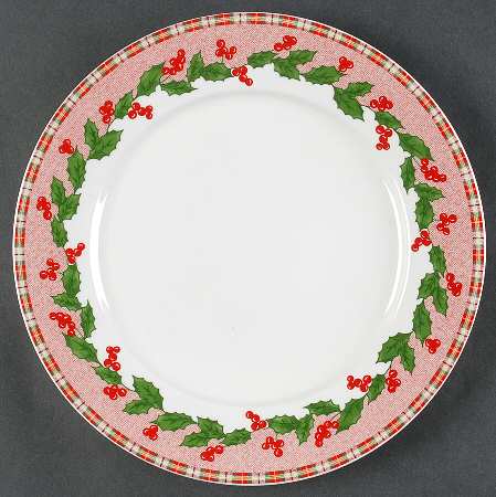 Tartan Ribbon Dinner Plate