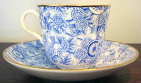 Tudor Footed Cup & Saucer Set