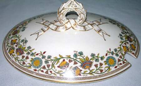Dianthus Lid for Oval Tureen