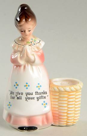 Mother In The Kitchen (Pink Skirt) Toothpick Holder