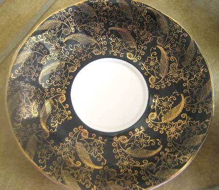 Sovereign Black Saucer for Footed Cup
