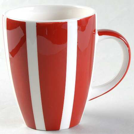 Plaid Polka Dot Red Mug