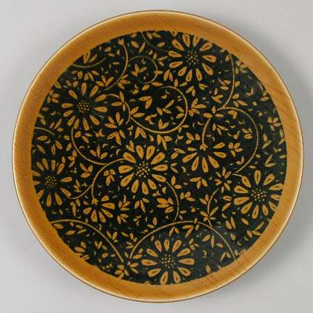 Woodgrain Brown Salad Plate