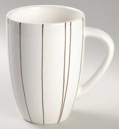 Strata Brown & White Mug