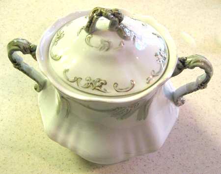 Hamburg Sugar Bowl & Lid