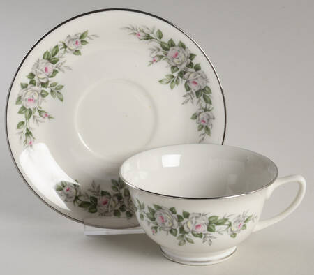 Footed Cup & Saucer Set