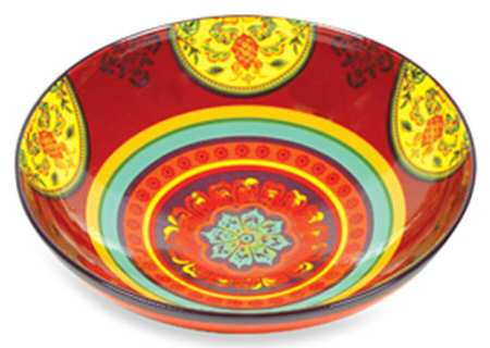 Caftan 13" Round Serving Bowl