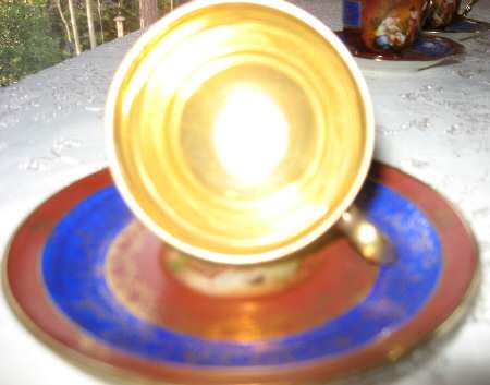 7026 Footed Cup & Saucer Set