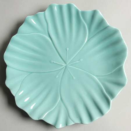 Tulip Blue Salad Plate