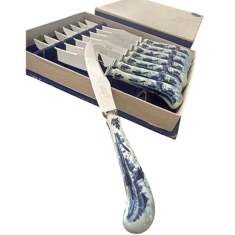 Delft Blue Individual Steak Knife