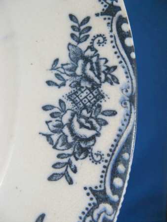 Endon Blue Dinner Plate