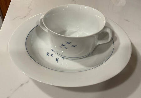 ESC284 Flat Cream Soup Bowl