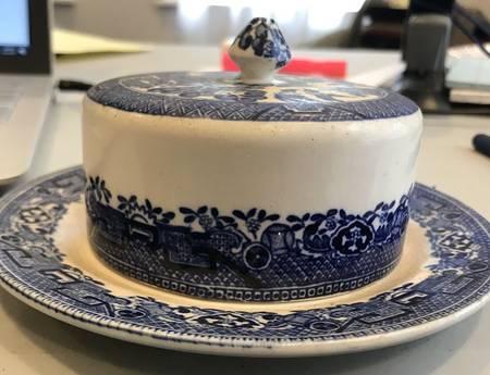 Willow Round Covered Butter