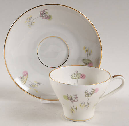19943 Flat Cup & Saucer Set