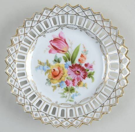 Dresden Flowers Bread & Butter Plate