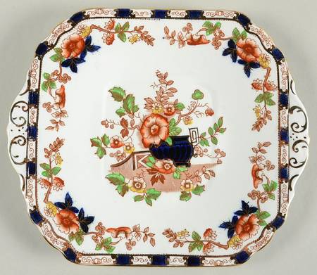 Burmah Handled Cake Plate